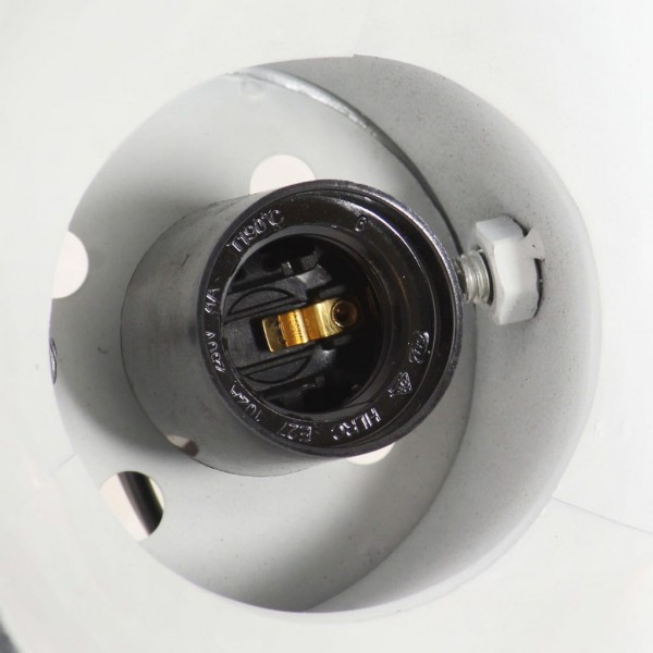 Lâmpada de teto industrial preta 25 W 42x27 cm E27 M 2