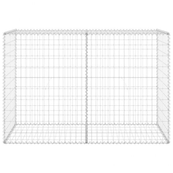 Muro de gaviones con cubiertas acero galvanizado 150x60x100 cm M 3