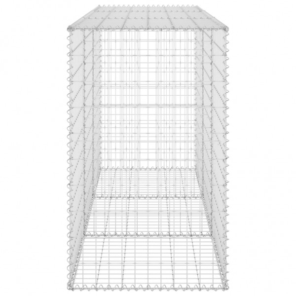 Muro de gaviones con cubiertas acero galvanizado 200x60x100 cm M 4
