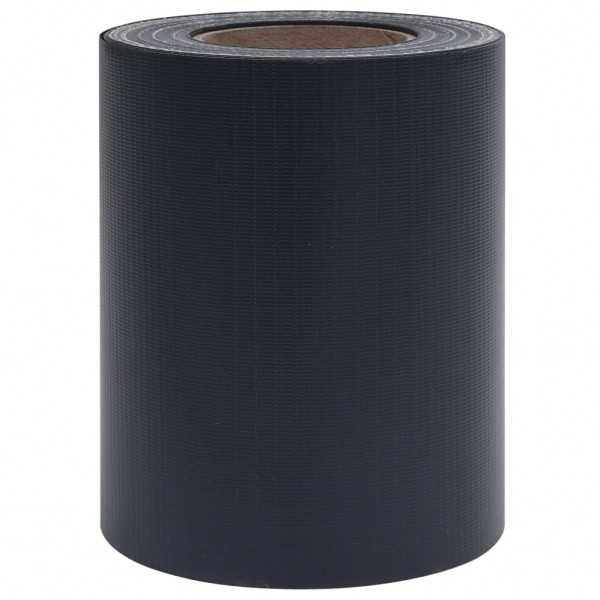 Panel de valla de PVC gris oscuro mate 35x0.19 m M 5