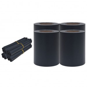 Paneles de privacidad 4 uds PVC gris oscuro mate 35x0.19 m H