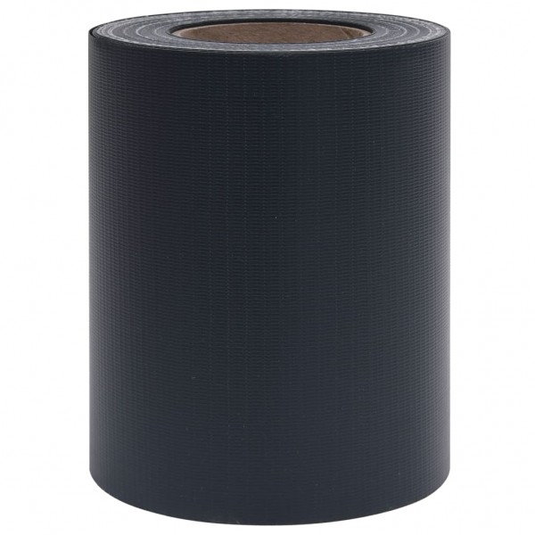 Paneles de privacidad 4 uds PVC gris oscuro mate 35x0.19 m M 5