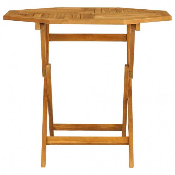 Conjunto de comedor de jardín 5 piezas madera maciza de teca M 3