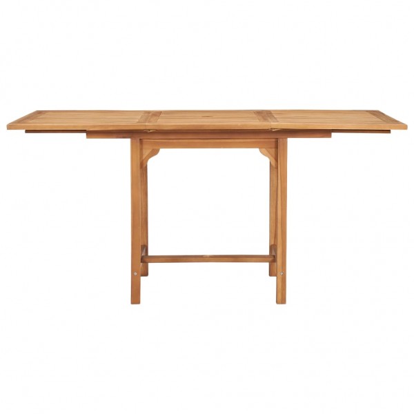 Conjunto de comedor de jardín 7 piezas madera maciza de teca M 5