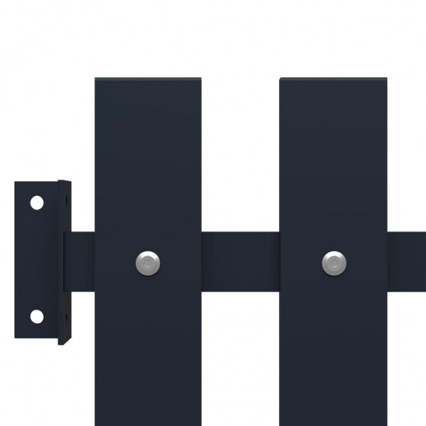 Panel de valla acero recubrimiento polvo antracita 170.5x75 cm M 3