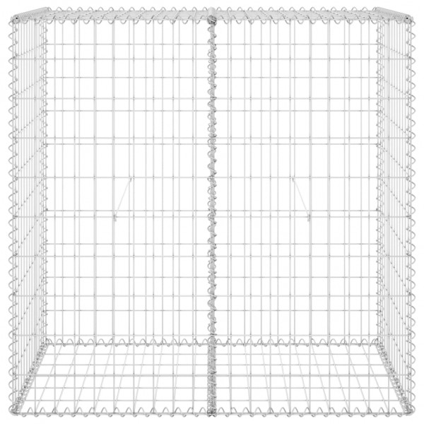 Muro de gaviones con cubiertas acero galvanizado 100x60x100 cm M 3