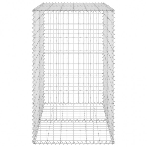 Muro de gaviones con cubiertas acero galvanizado 100x60x100 cm M 4