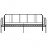 Sofá-cama 90x200 cm metal preto 4
