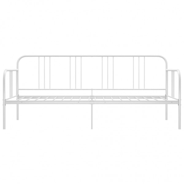 Sofá-cama 90x200 cm metal branco M 4