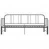 Estrutura sofá-cama de puxar 90x200 cm metal cinzento 5