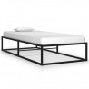 Estrutura de cama 90x200 cm metal preto 1