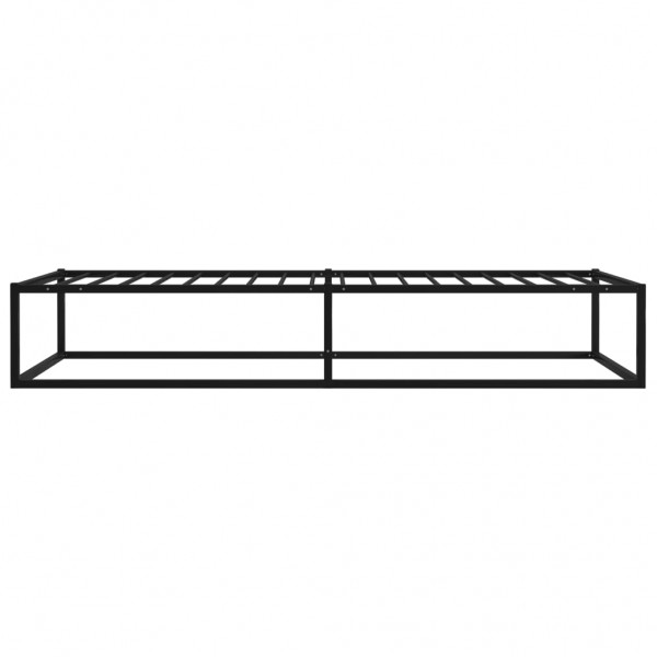 Estructura de cama de metal negra 90x200 cm M 4