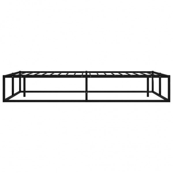 Estructura de cama de metal negra 120x200 cm M 4