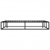 Estructura de cama de metal negra 120x200 cm 4