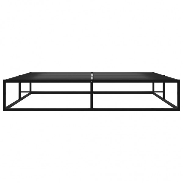 Estructura de cama de metal negra 140x200 cm M 3