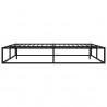 Estrutura de cama 180x200 cm metal preto 3