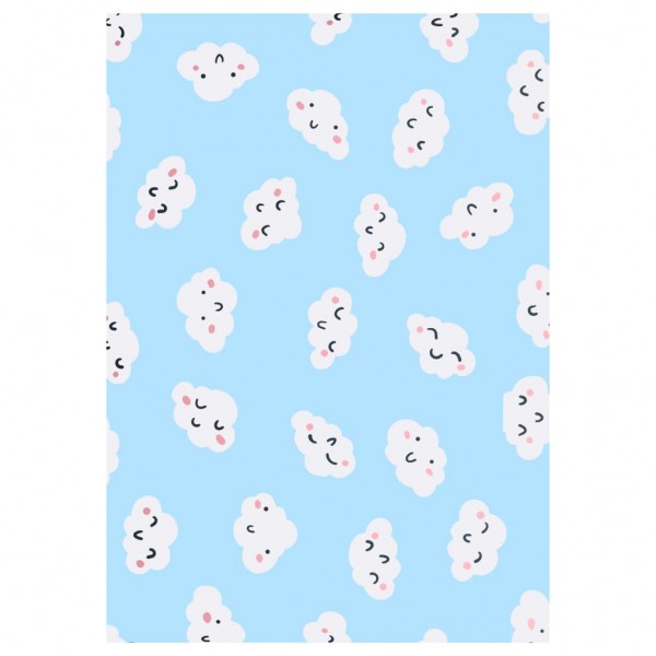 Alfombra estampada tela multicolor 160x230 cm D