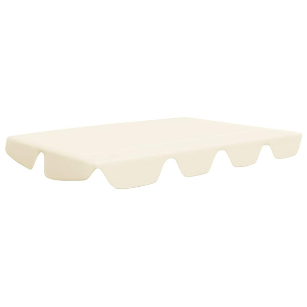 Toldo suplente baloiço jardim 188/168x145/110cm creme M 2
