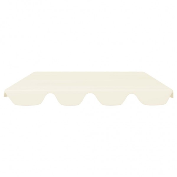 Toldo suplente baloiço jardim 188/168x145/110cm creme M 3