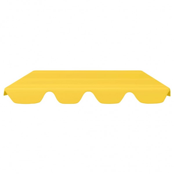 Toldo suplente baloiço jardim 188/168x145/110 cm amarelo M 3