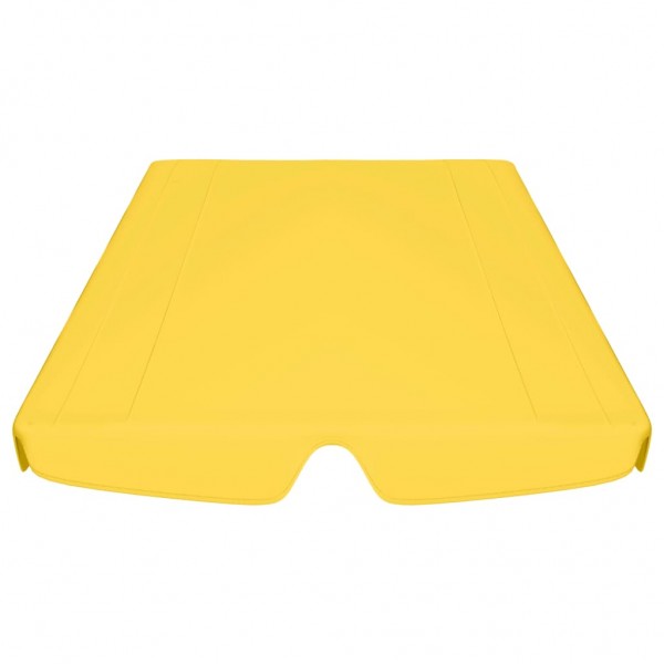 Toldo suplente baloiço jardim 188/168x145/110 cm amarelo M 4