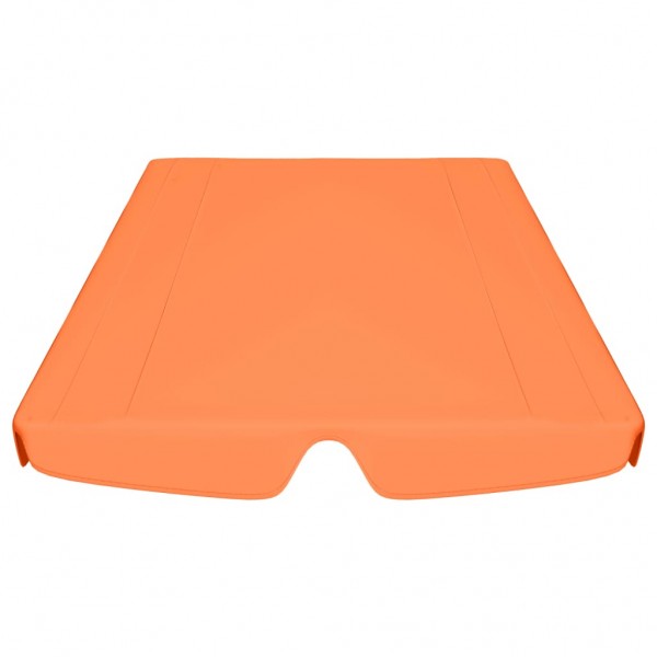 Toldo suplente baloiço jardim 188/168x145/110 cm laranja M 4