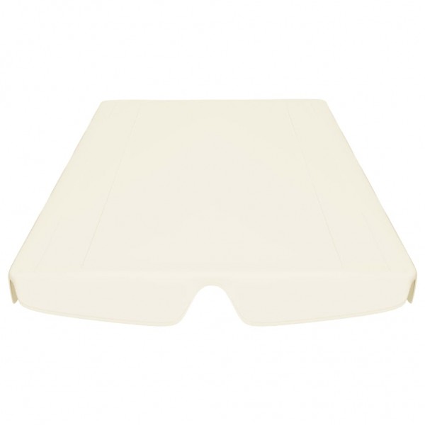 Dosel de repuesto columpio de jardín crema 150/130x70/105 cm M 4