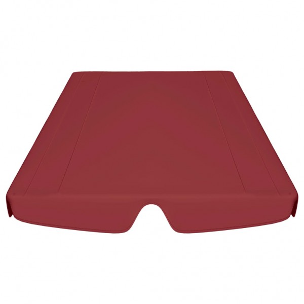 Toldo suplente p/ baloiço de jardim vermelho tinto M 4