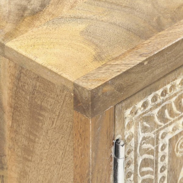 Mesa de centro 90x50x35 cm madeira de mangueira maciça M 2