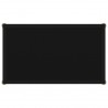 Mesa de consola negro vidrio templado 60x35x75 cm 4