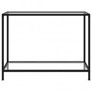 Mesa consola 100x35x75 cm vidro temperado transparente H