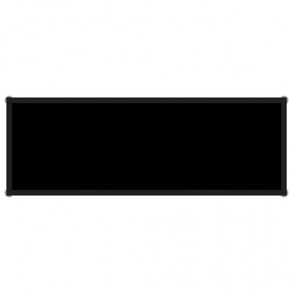 Mesa de consola negro vidrio templado 100x35x75 cm M 4