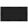 Mesa de centro vidrio templado negro 120x60x35 cm 3