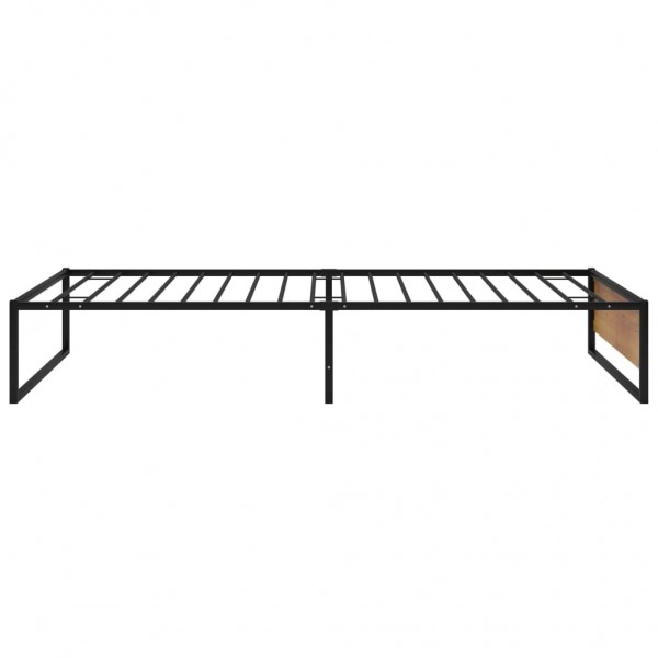 Estructura de cama de metal negra 90x200 cm M 4