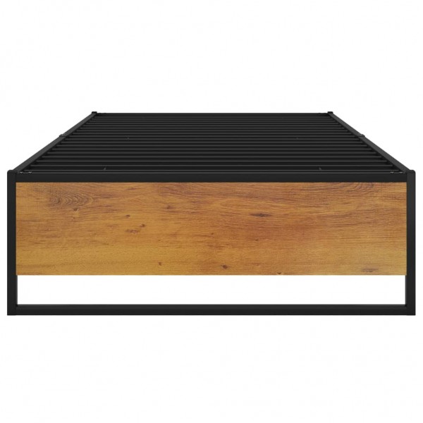 Estrutura de cama 100x200 cm metal preto M 3