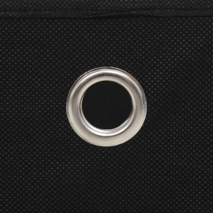 Caixas arrumação 4 pcs 28x28x28 cm tecido-não-tecido preto H