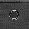 Cajas de almacenaje con tapas 10 uds gris 28x28x28 cm 2