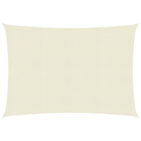 Toldo de vela crema HDPE 160 g/m² 3x4 m D