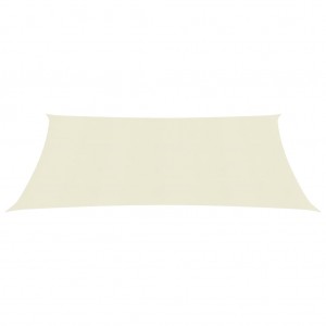 Toldo de vela crema HDPE 160 g/m² 3x4 m H