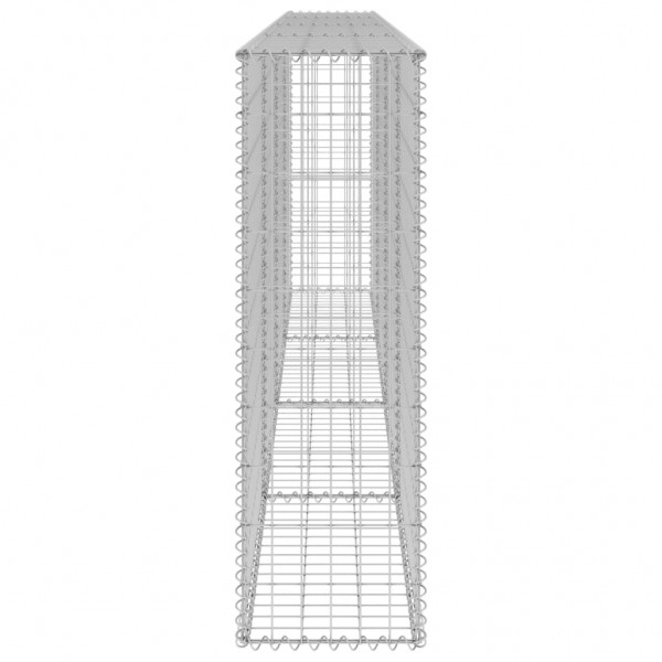 Muro gabião com tampas aço galvanizado 300x30x100 cm M 4