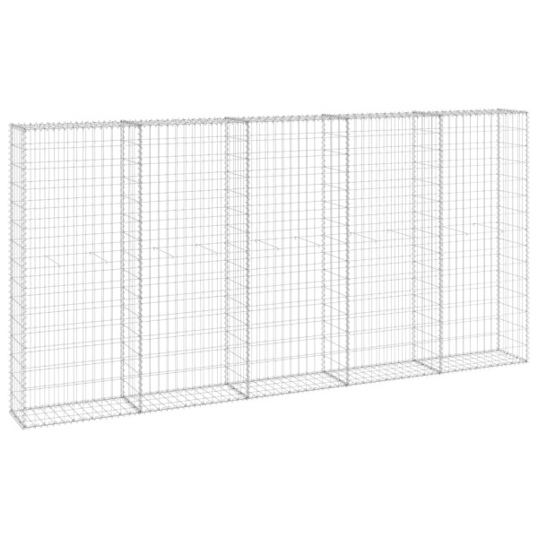 Muro gabião com tampas aço galvanizado 300x30x150 cm M 2