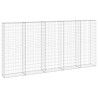 Muro de gaviones con cubiertas acero galvanizado 300x30x150 cm 2