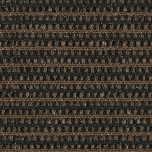 Para-sol estilo vela 160 g/m² 2x4.5 m PEAD castanho M 2