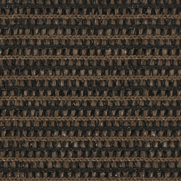 Toldo de vela HDPE marrón 160 g/m² 2x5 m M 2