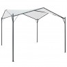 Gazebo 3x3x2.6 m 180 g/m² branco 1