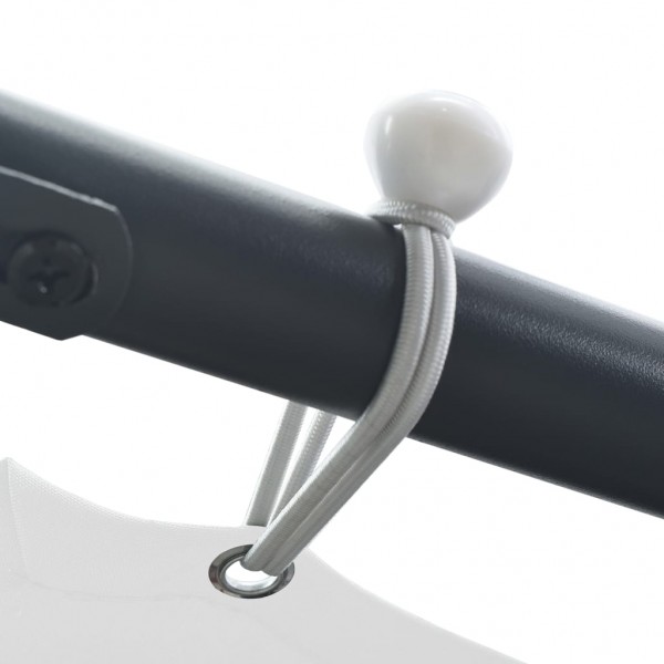 Cenador blanco 3x3x2.6 m 180 g/m² M 4