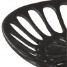 Taburete de cocina hierro fundido negro 5