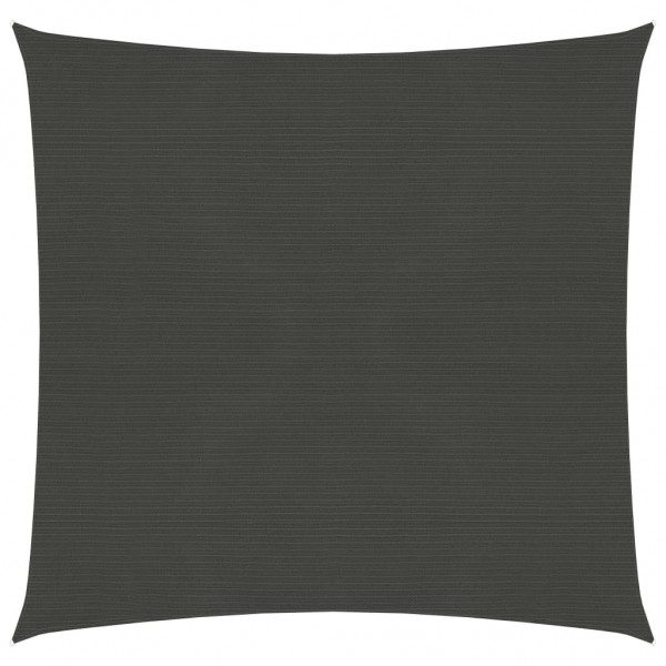Toldo de vela gris antracita HDPE 160 g/m² 3x3 m D