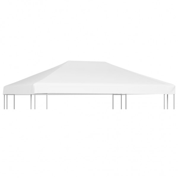 Cobertura de gazebo 270 g/m² 4x3 m branco M 4