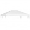 Cobertura de gazebo 270 g/m² 4x3 m branco 4